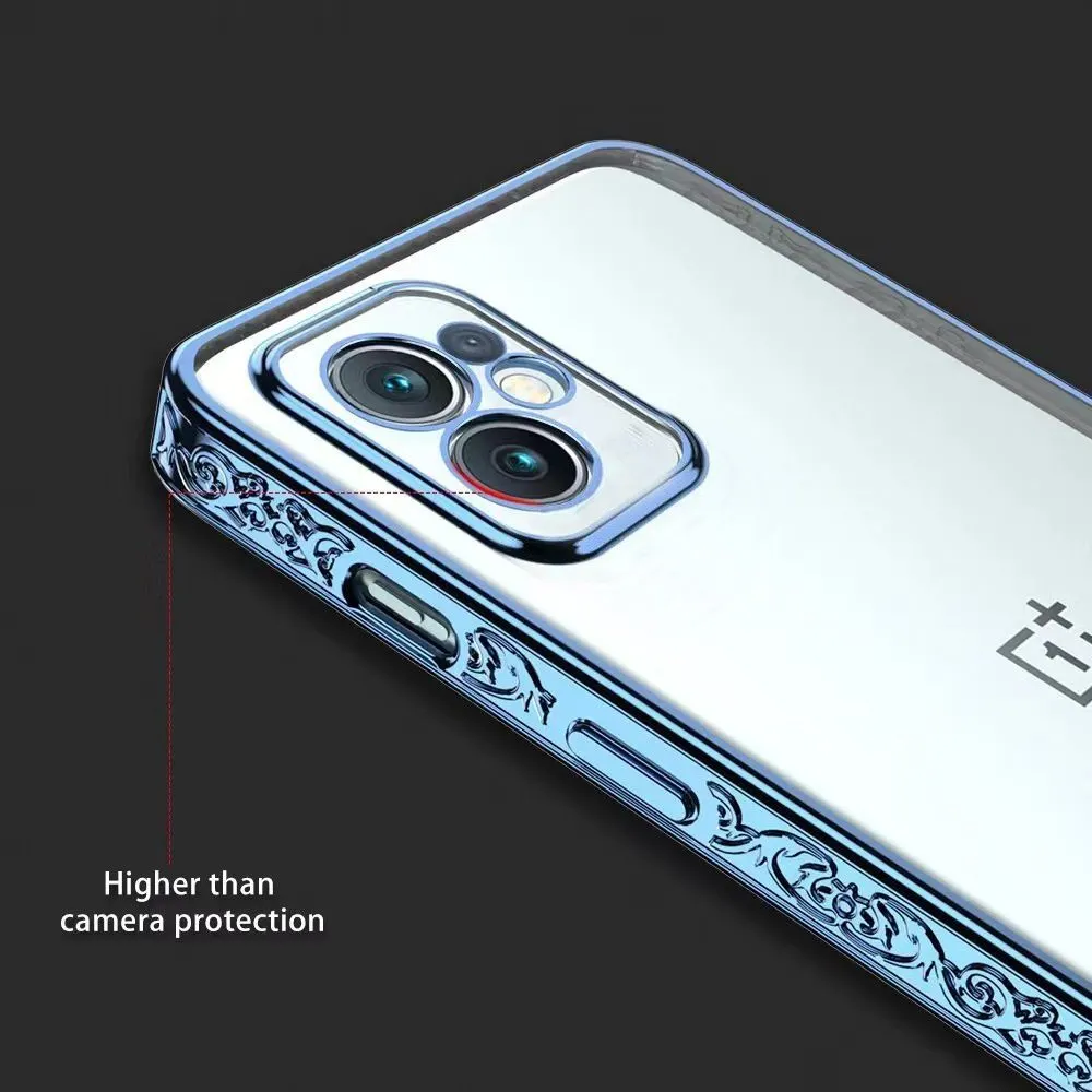 Micvir Back Cover for OnePlus Nord CE 2 5G (Blue, Silicon, Pack of: 1) — image 4 of 5