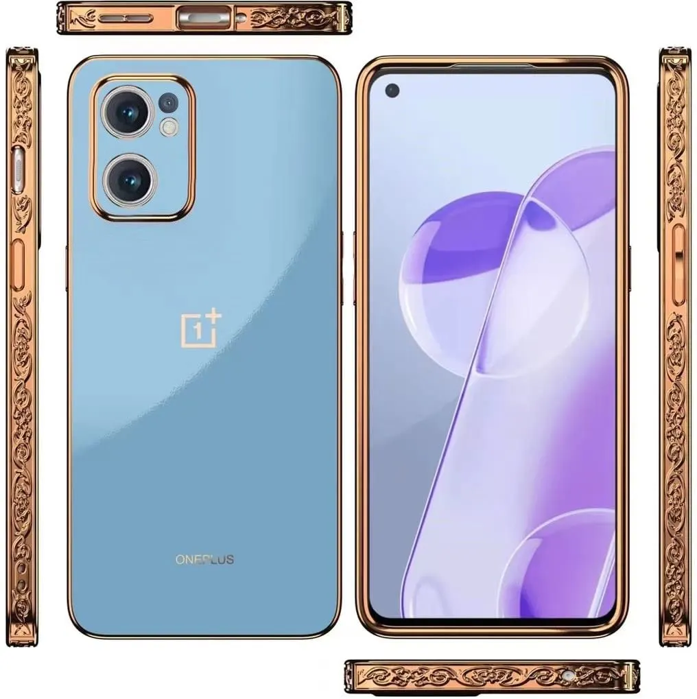 Micvir Back Cover for OnePlus Nord CE 2 5G (Gold, Silicon, Pack of: 1) — image 3 of 5