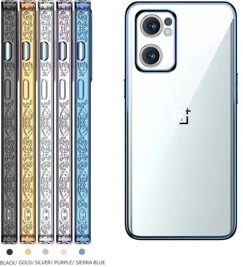 Micvir Back Cover for OnePlus Nord CE 2 5G (Silver, Silicon, Pack of: 1) — image 3 of 3