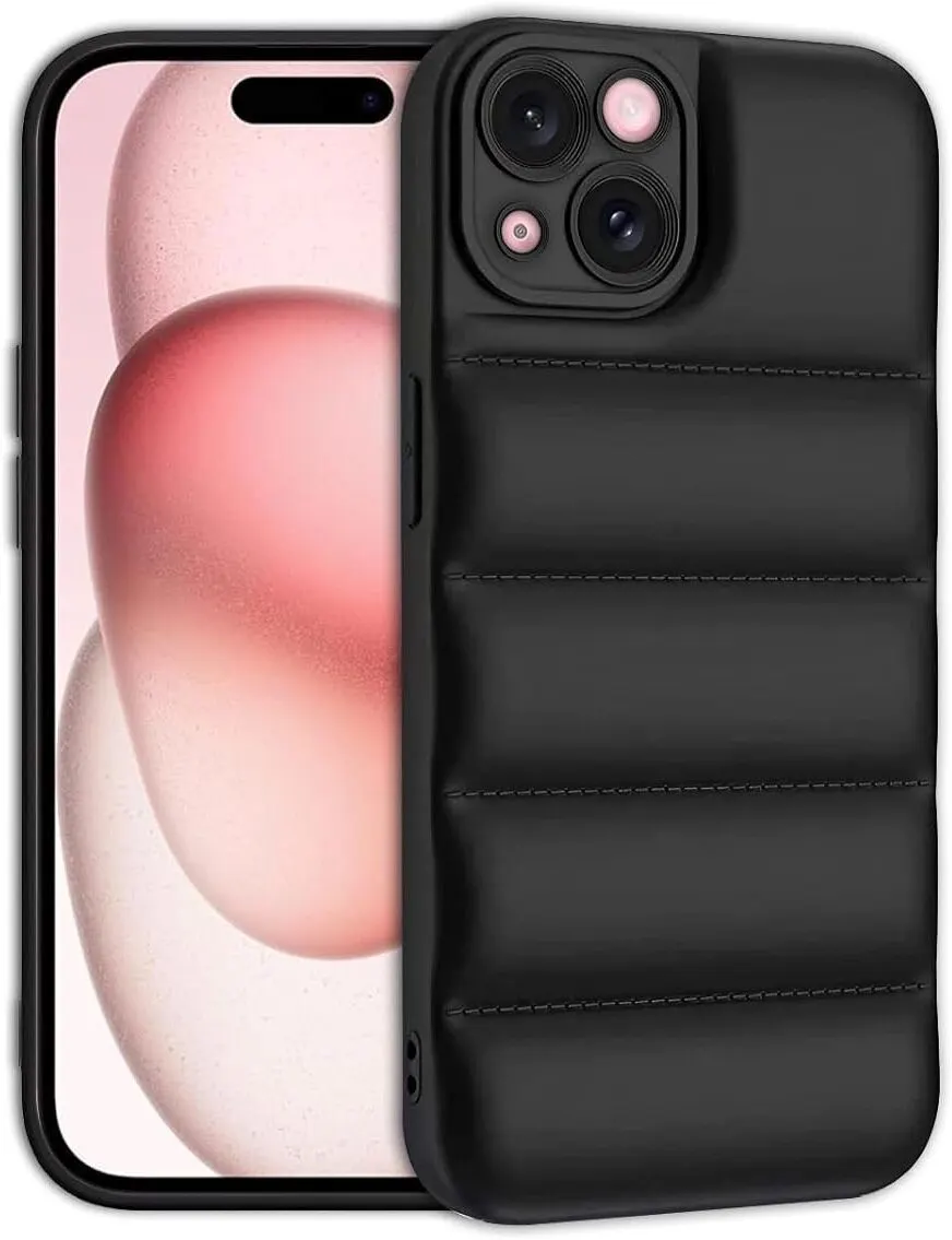 Micvir Back Cover for Apple iPhone 15 Plus (Black, Camera Bump Protector, Pack of: 1)