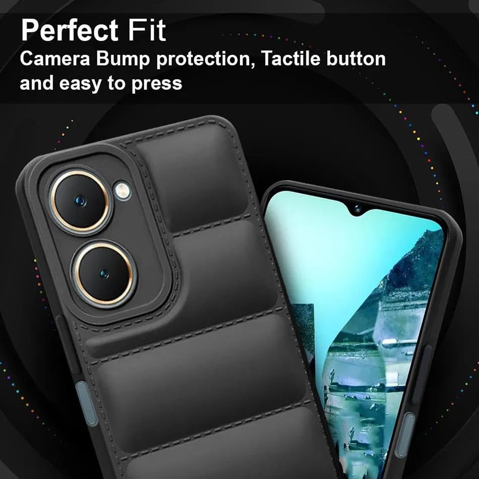 Micvir Back Cover for iQOO Z9 Lite 5G (Black, Camera Bump Protector, Plastic, Silicon, Pack of: 1) — image 3 of 5