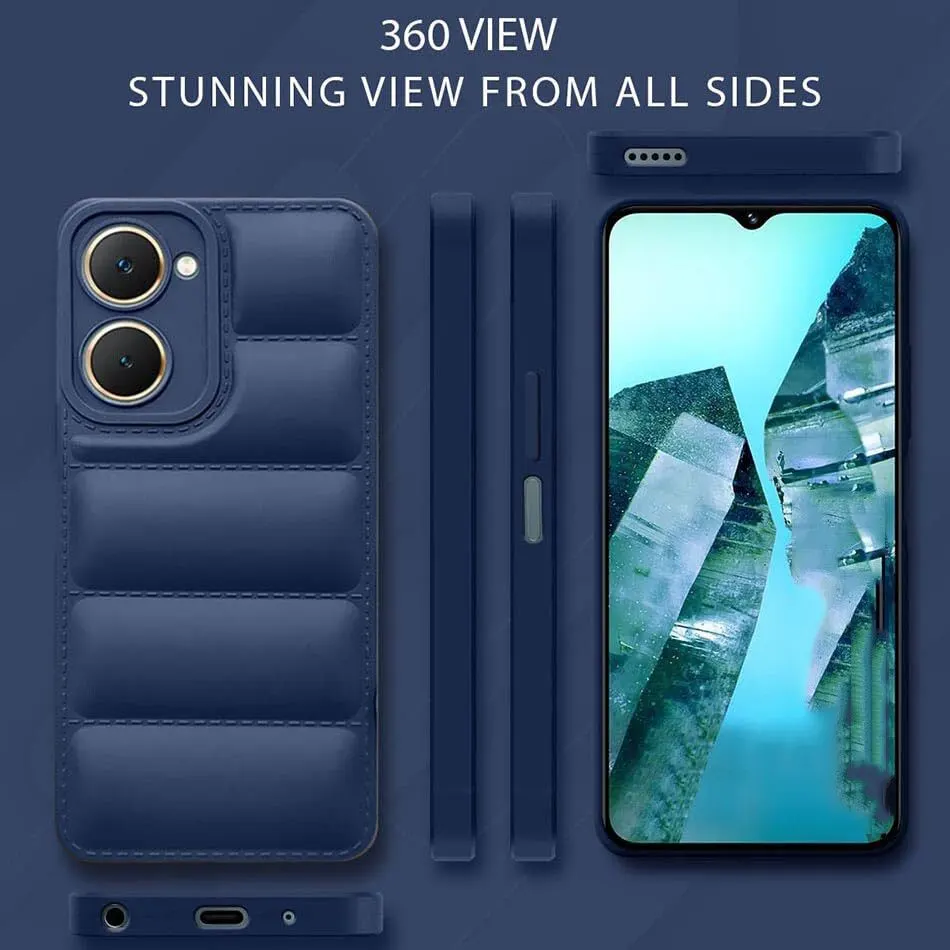 Micvir Back Cover for iQOO Z9 Lite 5G (Blue, Camera Bump Protector, Plastic, Silicon, Pack of: 1) — image 5 of 5