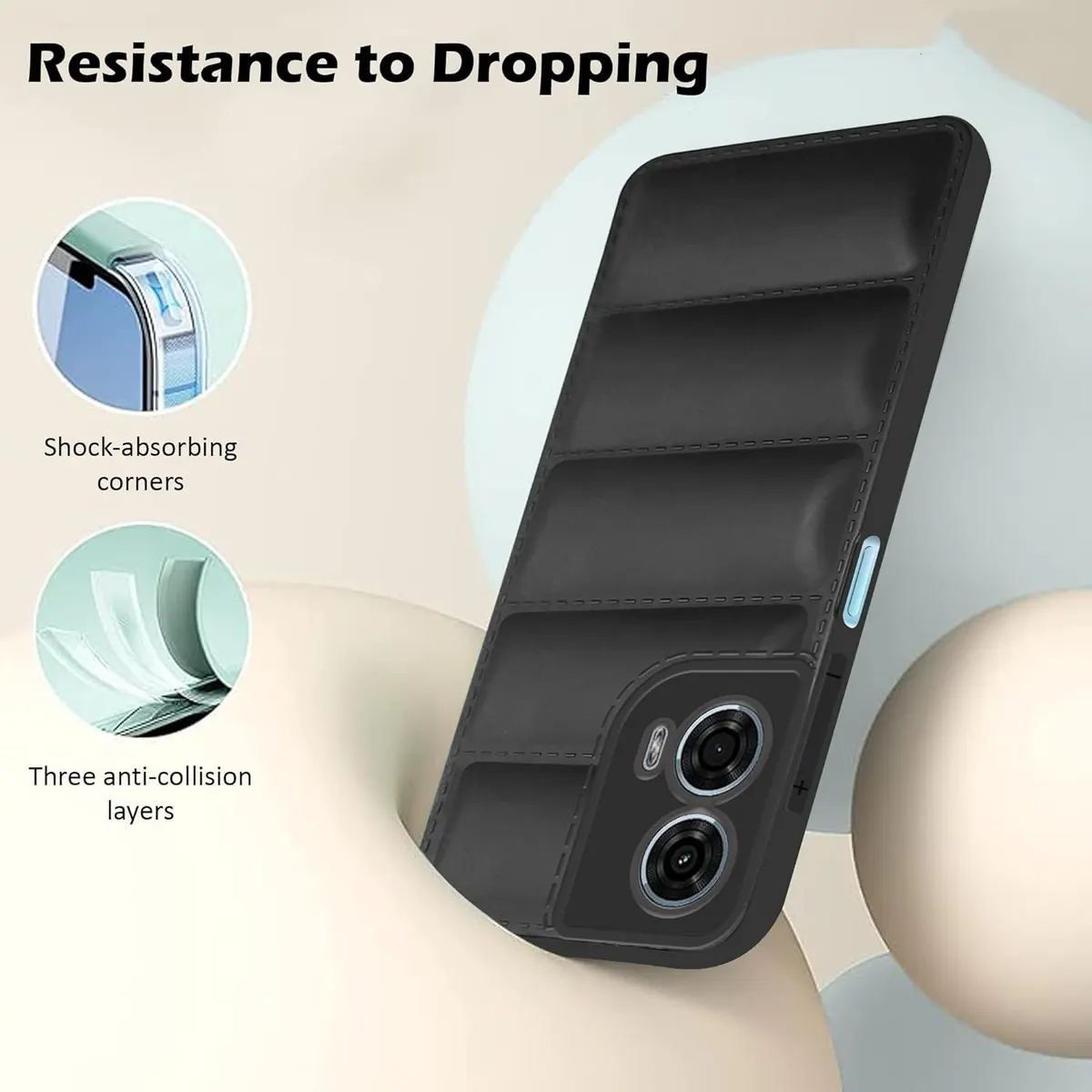 Micvir Back Cover for Motorola Moto G24 Power (Black, Camera Bump Protector, Pack of: 1) — image 2 of 5