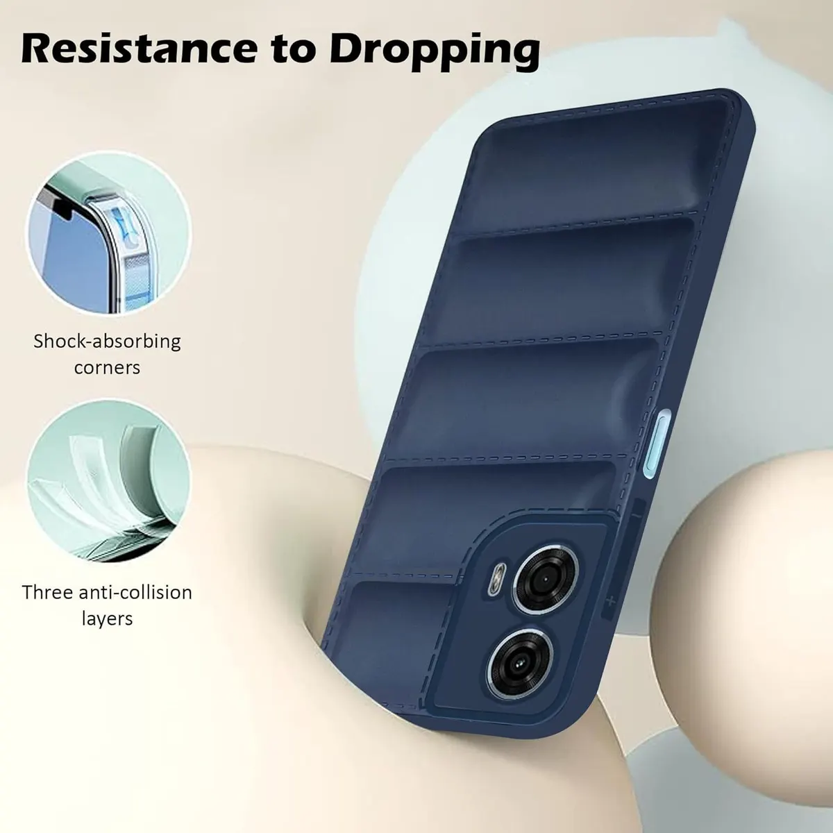 Micvir Back Cover for Motorola Moto G24 Power (Blue, Camera Bump Protector, Pack of: 1) — image 2 of 5