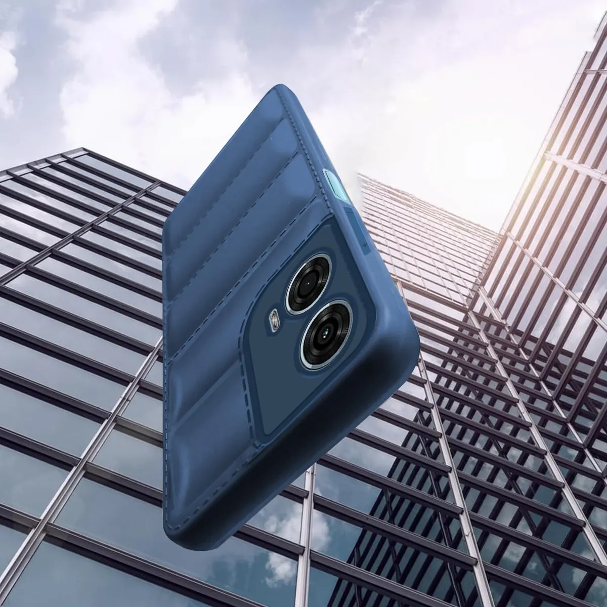 Micvir Back Cover for Motorola Moto G24 Power (Blue, Camera Bump Protector, Pack of: 1) — image 3 of 5