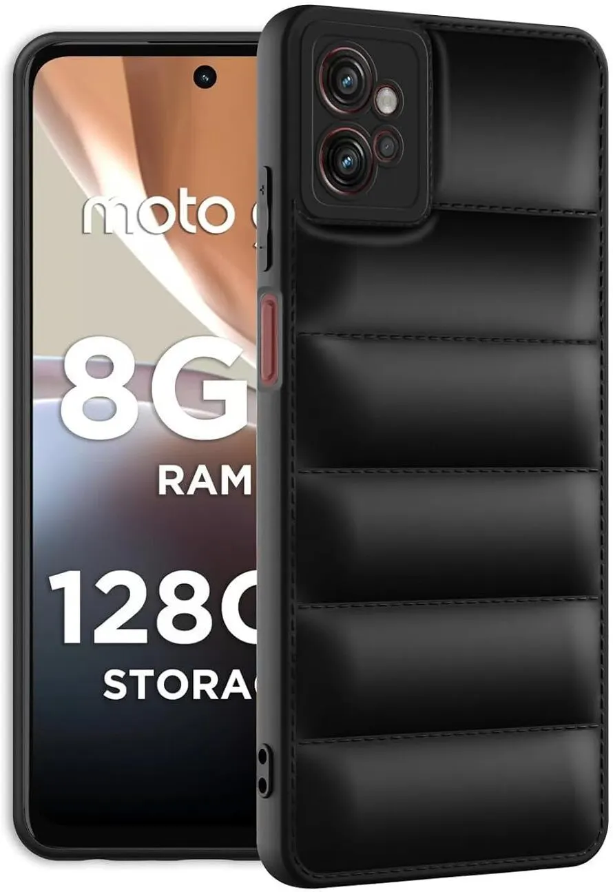 Micvir Back Cover for Motorola G32 (Black, Camera Bump Protector, Plastic, Silicon, Pack of: 1)