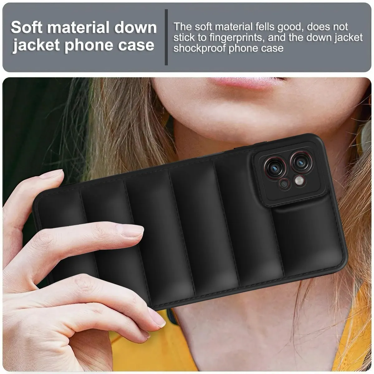 Micvir Back Cover for Motorola G32 (Black, Camera Bump Protector, Plastic, Silicon, Pack of: 1) — image 3 of 4
