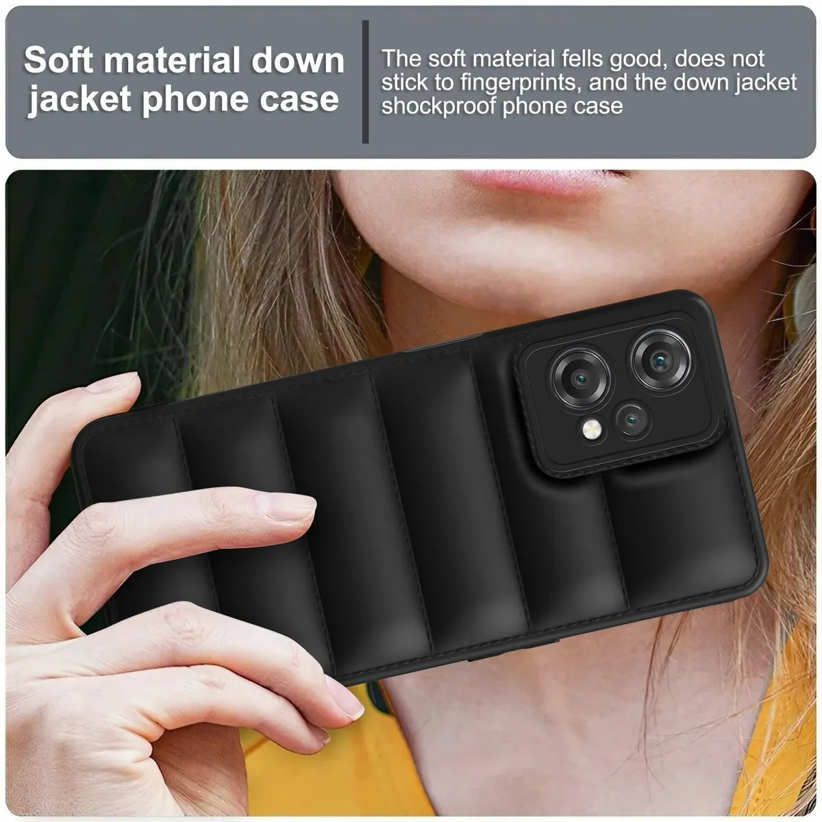 Micvir Back Cover for OnePlus Nord CE 2 Lite 5G (Black, Camera Bump Protector, Pack of: 1) — image 3 of 4