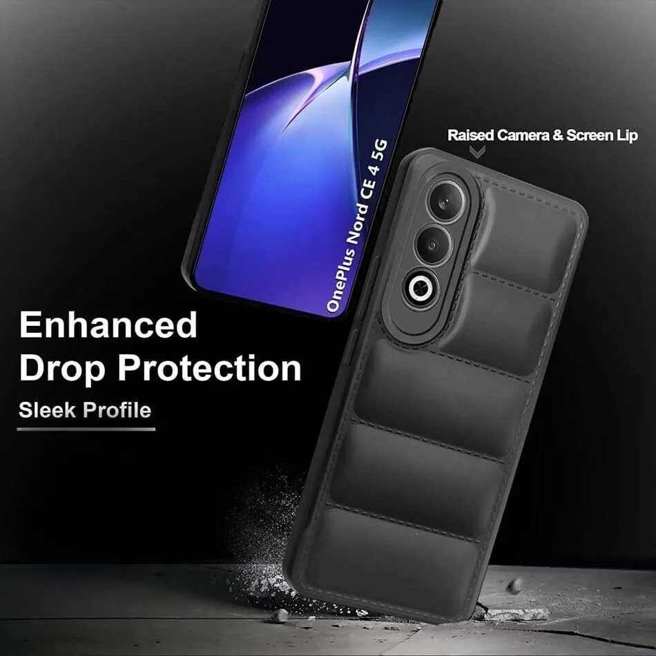 Micvir Back Cover for OnePlus Nord CE 4 5G (Black, Camera Bump Protector, Plastic, Silicon, Pack of: 1) — image 2 of 5