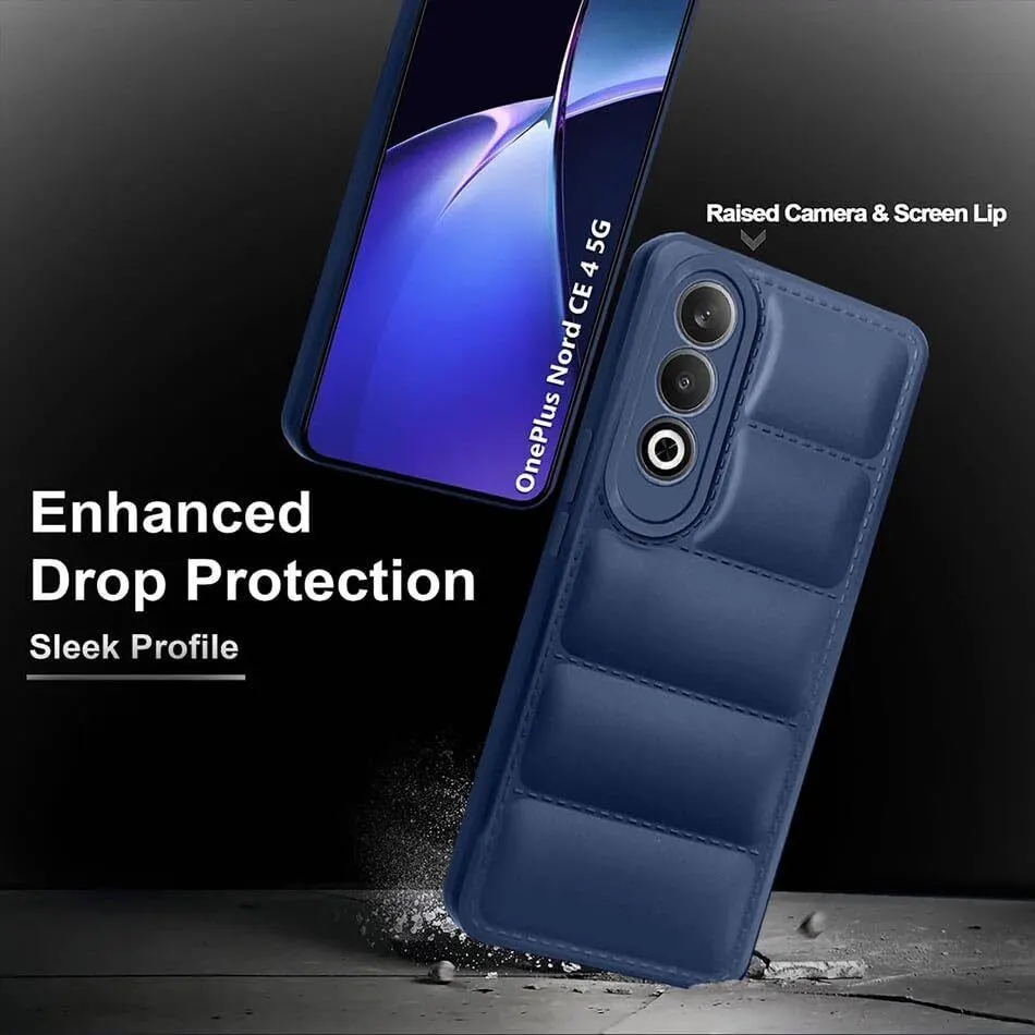 Micvir Back Cover for OnePlus Nord CE 4 5G (Blue, Camera Bump Protector, Plastic, Silicon, Pack of: 1) — image 2 of 5