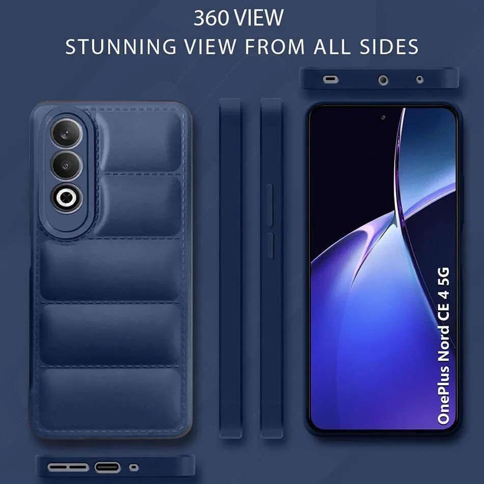 Micvir Back Cover for OnePlus Nord CE 4 5G (Blue, Camera Bump Protector, Plastic, Silicon, Pack of: 1) — image 5 of 5