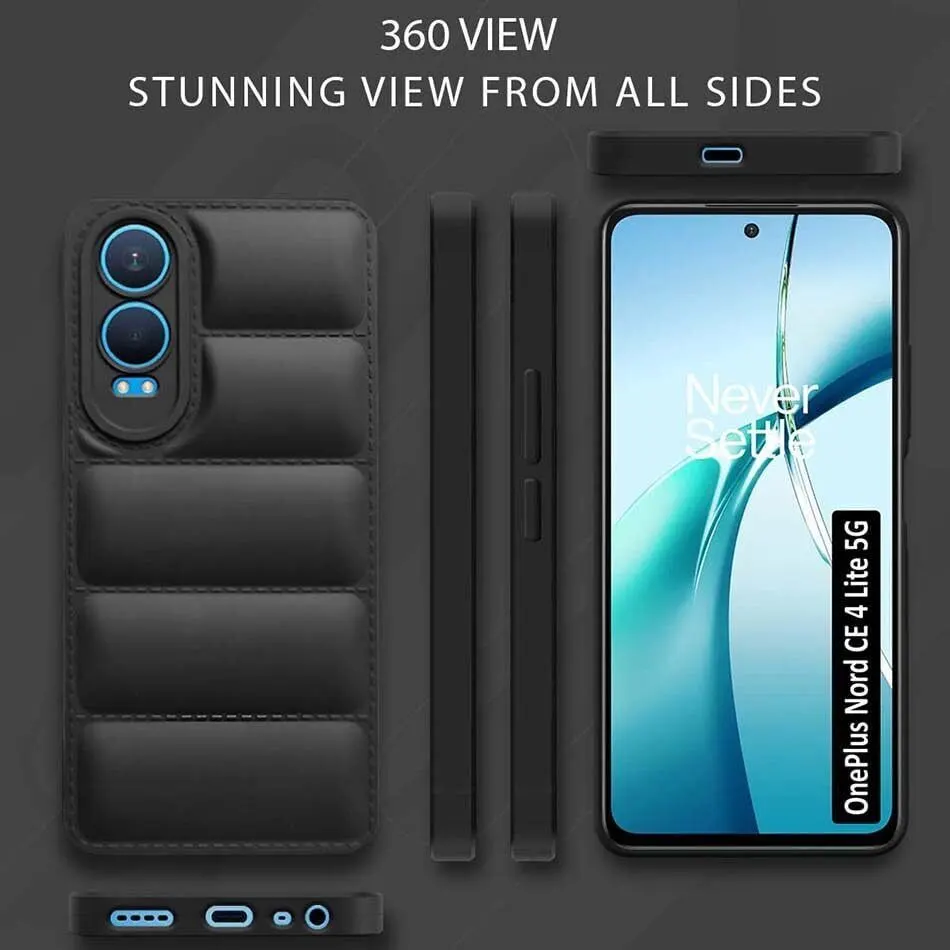 Micvir Back Cover for OnePlus Nord CE 4 Lite (5G) (Black, Camera Bump Protector, Plastic, Silicon, Pack of: 1) — image 5 of 5