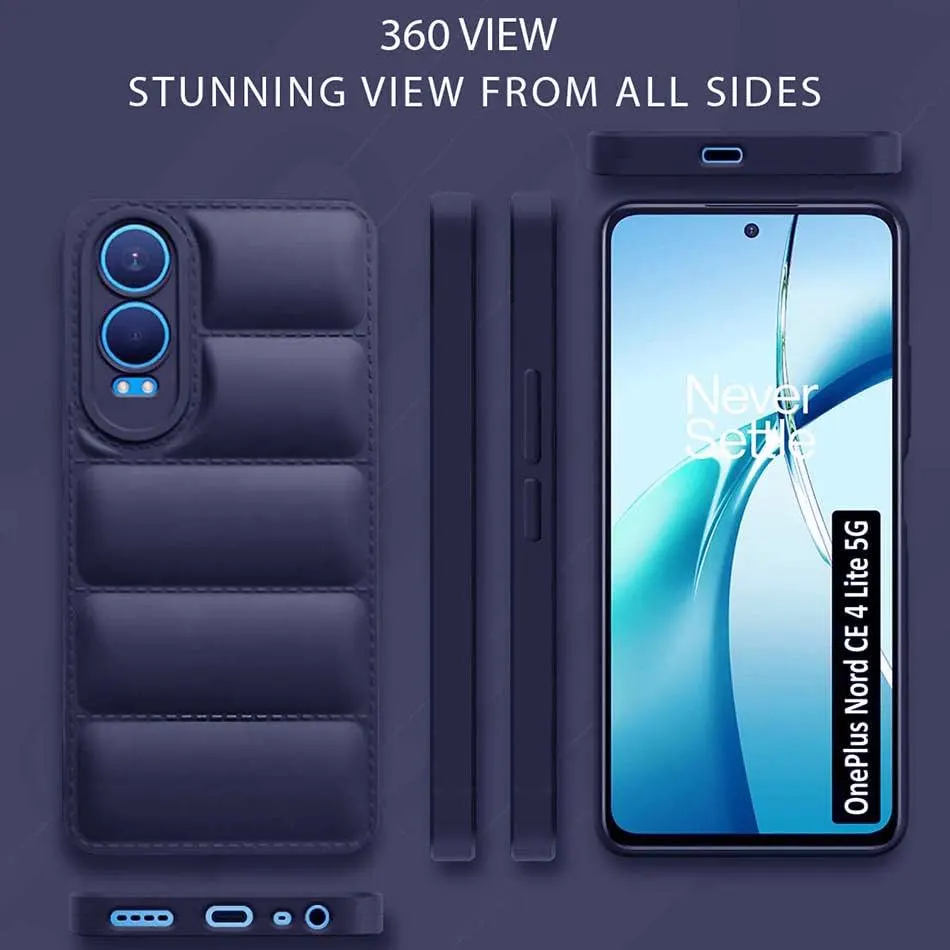 Micvir Back Cover for OnePlus Nord CE 4 Lite (5G) (Blue, Camera Bump Protector, Plastic, Silicon, Pack of: 1) — image 5 of 5