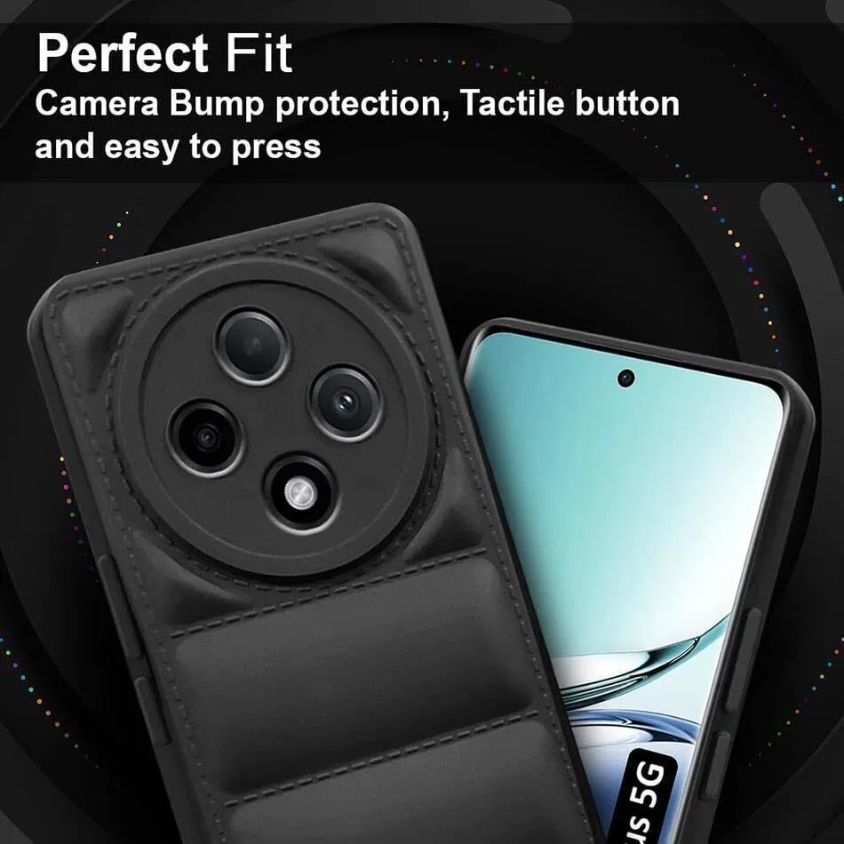 Micvir Back Cover for Oppo F27 Pro Plus 5G (Black, Camera Bump Protector, Plastic, Silicon, Pack of: 1) — image 3 of 5