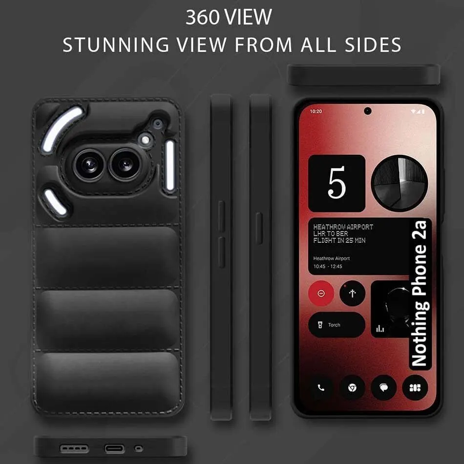 Micvir Back Cover for Nothing Phone (2a) 5G (Black, Camera Bump Protector, Plastic, Silicon, Pack of: 1) — image 5 of 5