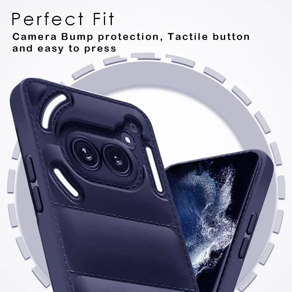 Micvir Back Cover for Nothing Phone (2a) 5G (Blue, Camera Bump Protector, Plastic, Silicon, Pack of: 1) — image 2 of 5