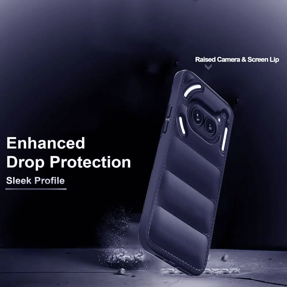 Micvir Back Cover for Nothing Phone (2a) 5G (Blue, Camera Bump Protector, Plastic, Silicon, Pack of: 1) — image 4 of 5