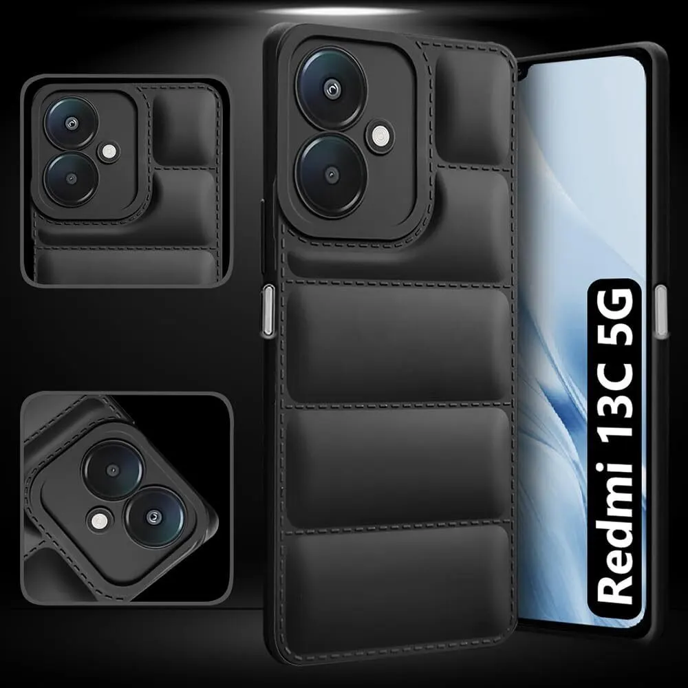 Micvir Back Cover for Poco M6 5G (Black, Camera Bump Protector, Plastic, Silicon, Pack of: 1) — image 3 of 5