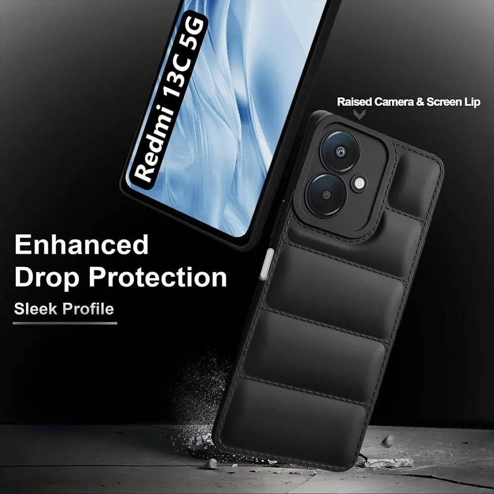 Micvir Back Cover for Poco M6 5G (Black, Camera Bump Protector, Plastic, Silicon, Pack of: 1) — image 4 of 5