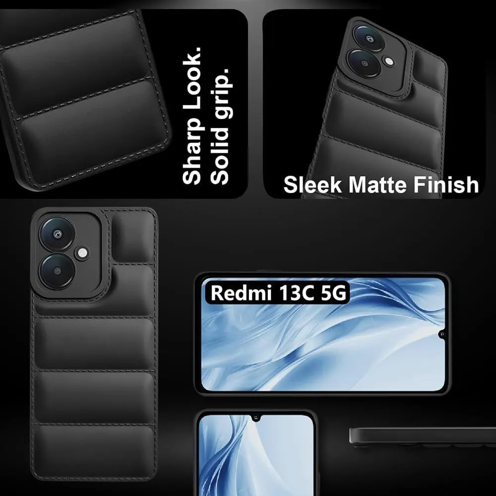 Micvir Back Cover for Poco M6 5G (Black, Camera Bump Protector, Plastic, Silicon, Pack of: 1) — image 5 of 5