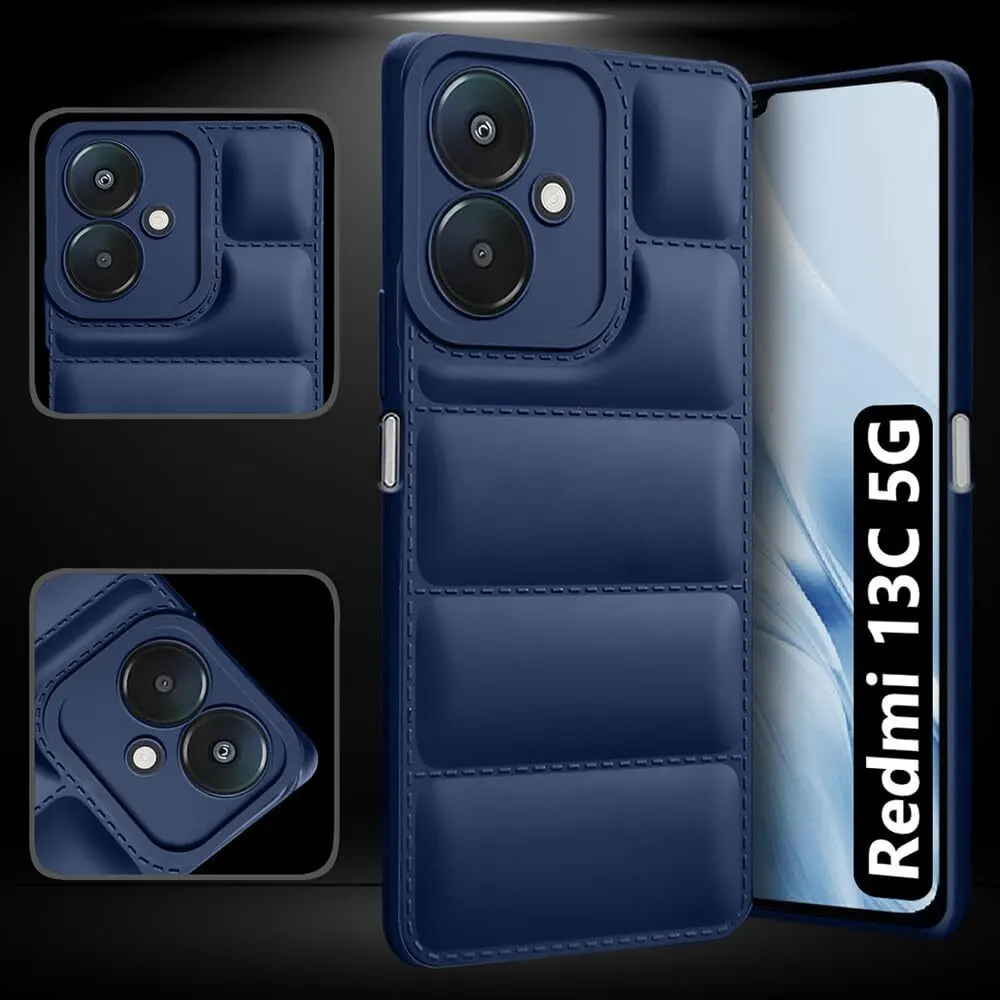 Micvir Back Cover for Poco M6 5G (Blue, Camera Bump Protector, Plastic, Silicon, Pack of: 1) — image 3 of 5
