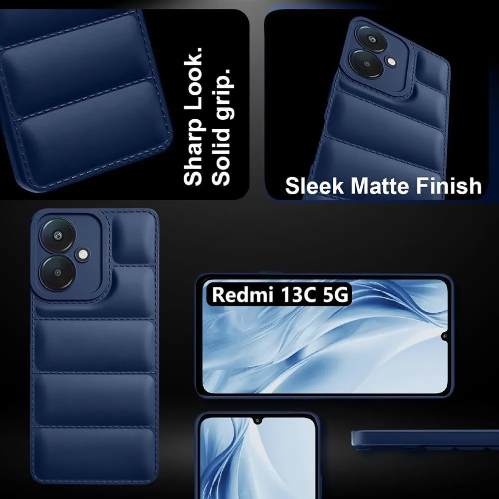Micvir Back Cover for Poco M6 5G (Blue, Camera Bump Protector, Plastic, Silicon, Pack of: 1) — image 5 of 5