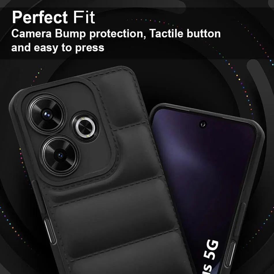 Micvir Back Cover for POCO M6 Plus 5G (Black, Camera Bump Protector, Pack of: 1) — image 3 of 5
