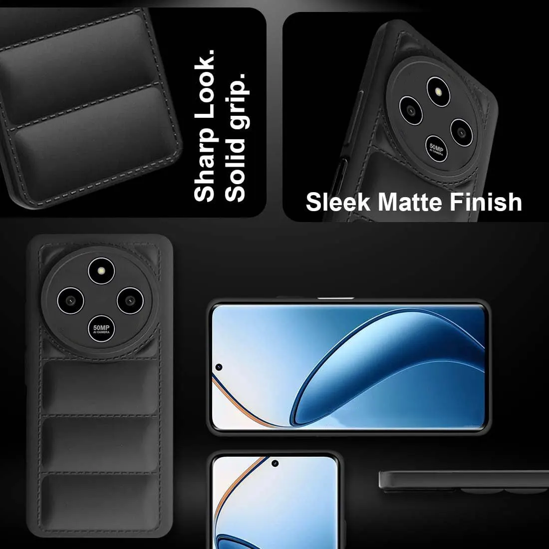Micvir Back Cover for POCO M7 5G (Black, Camera Bump Protector, Pack of: 1) — image 4 of 5