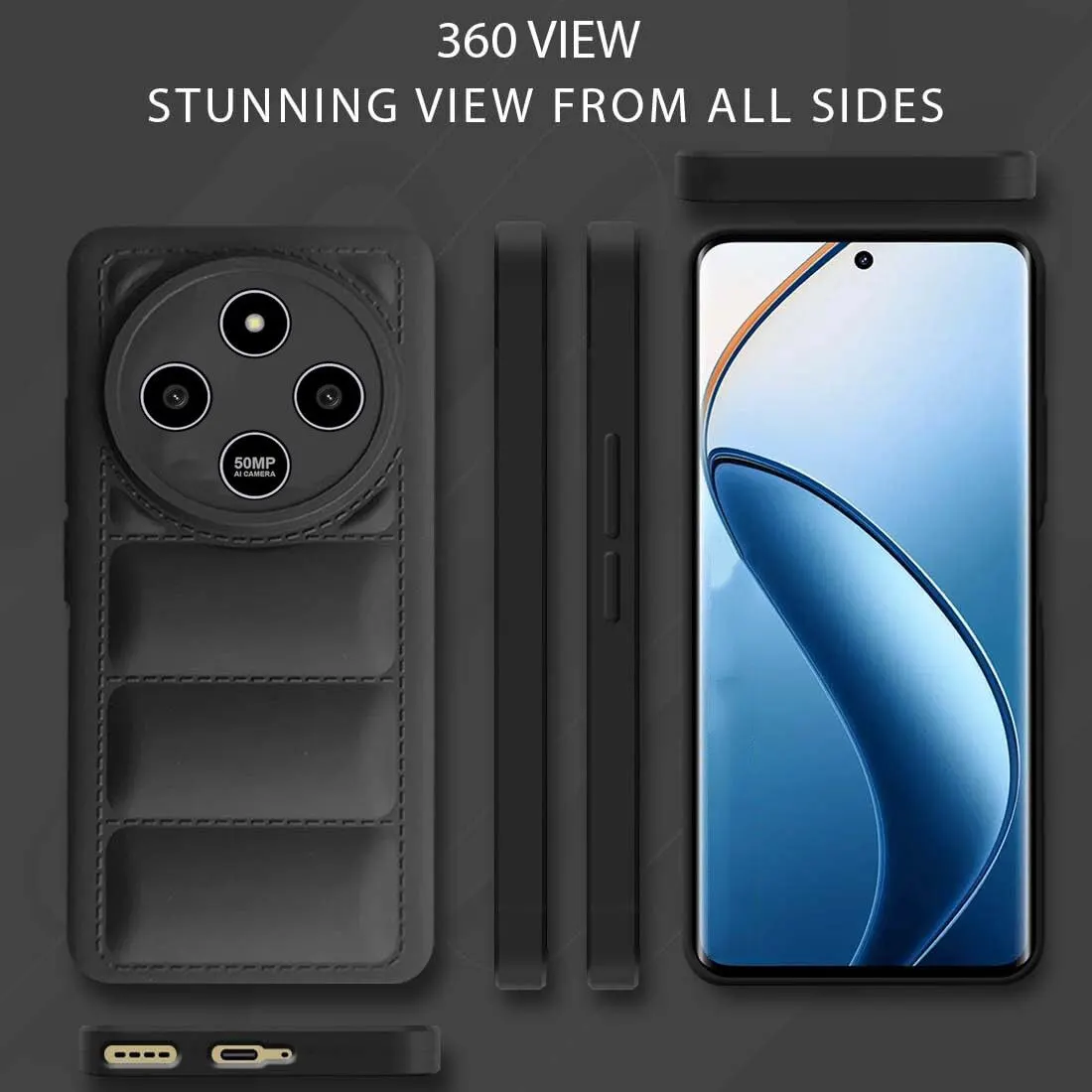 Micvir Back Cover for POCO M7 5G (Black, Camera Bump Protector, Pack of: 1) — image 5 of 5
