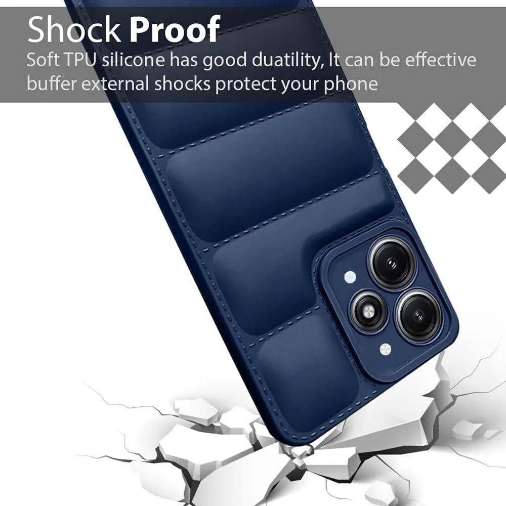 Micvir Back Cover for Redmi 12 5G (Blue, Camera Bump Protector, Plastic, Silicon, Pack of: 1) — image 2 of 4
