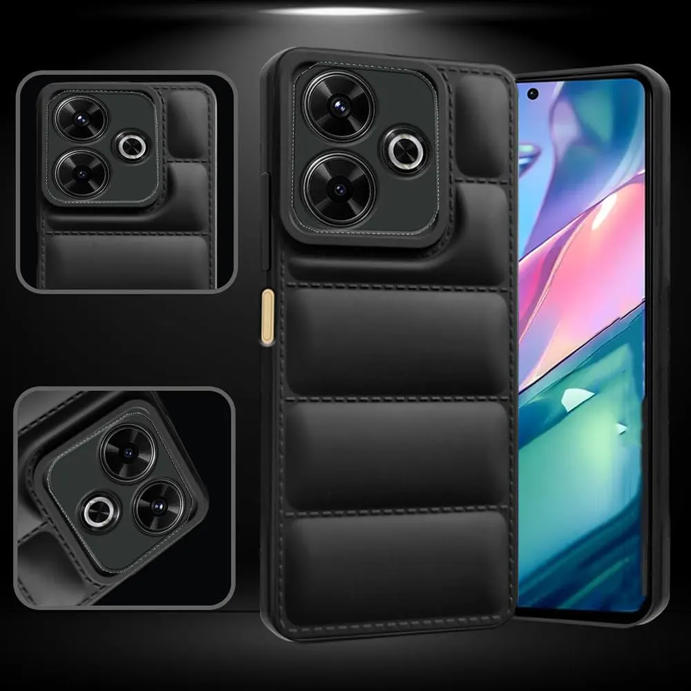 Micvir Back Cover for realme 13 5G (Black, Camera Bump Protector, Plastic, Silicon, Pack of: 1) — image 2 of 5