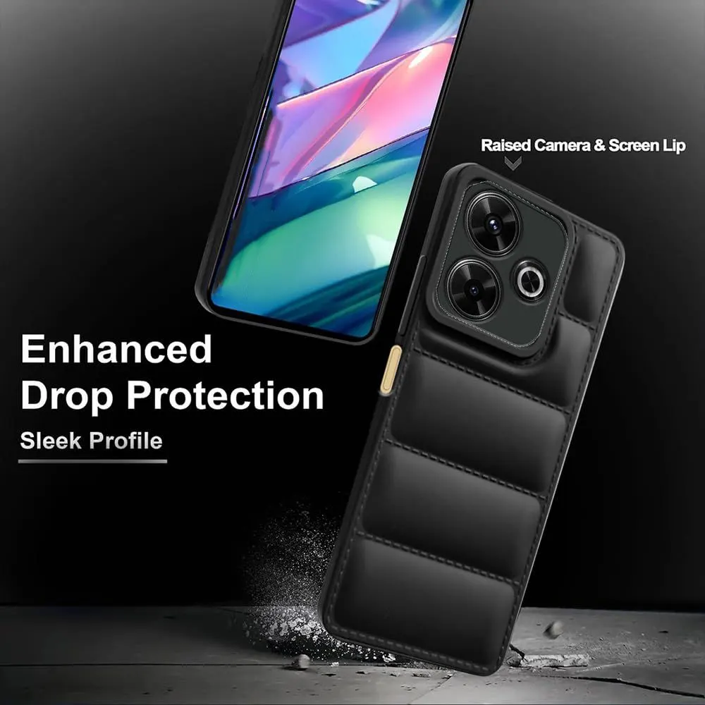 Micvir Back Cover for realme 13 5G (Black, Camera Bump Protector, Plastic, Silicon, Pack of: 1) — image 3 of 5