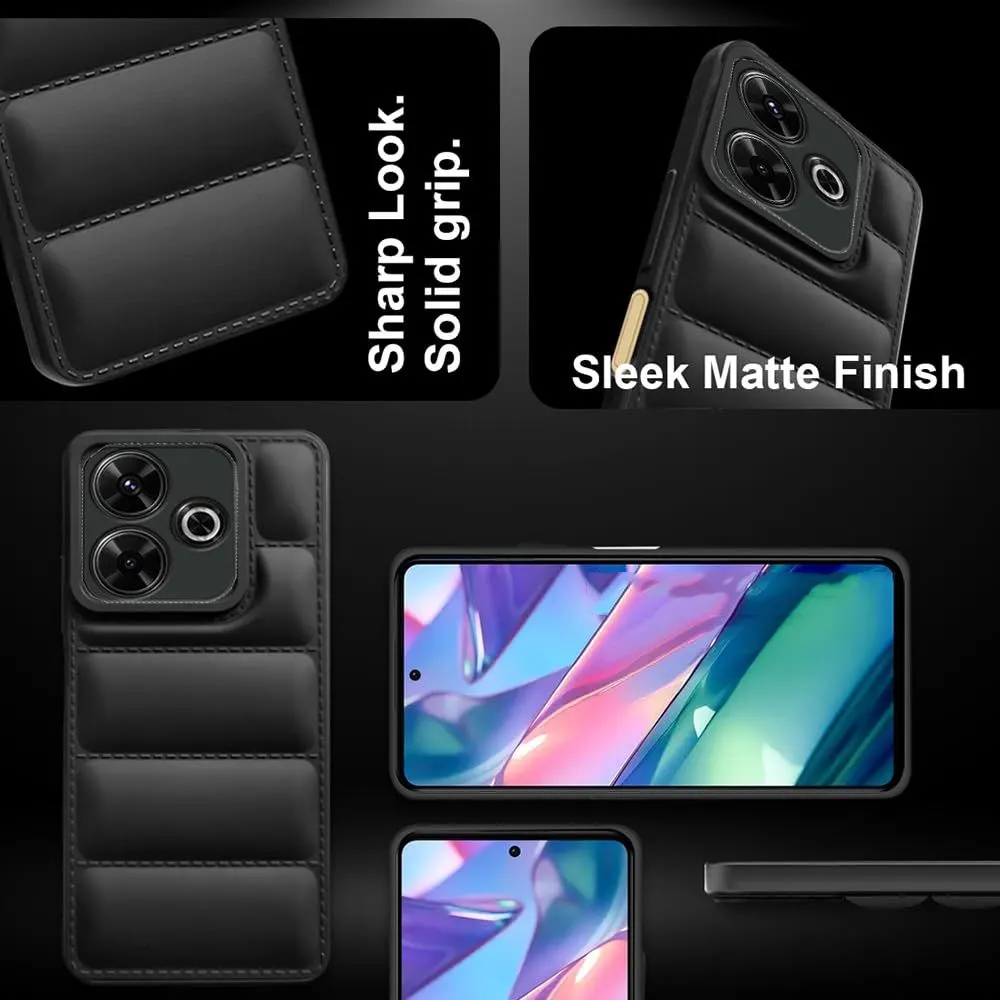 Micvir Back Cover for realme 13 5G (Black, Camera Bump Protector, Plastic, Silicon, Pack of: 1) — image 4 of 5