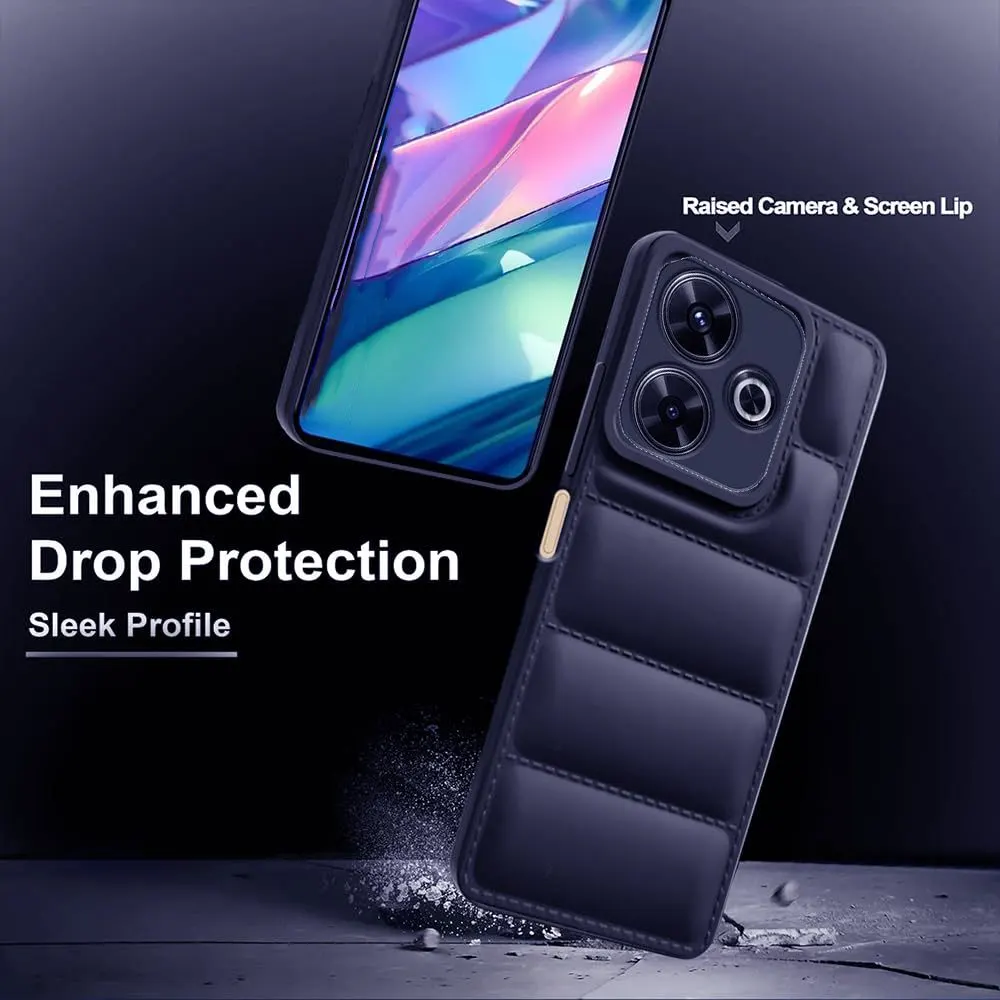 Micvir Back Cover for realme 13 5G (Blue, Camera Bump Protector, Plastic, Silicon, Pack of: 1) — image 3 of 5