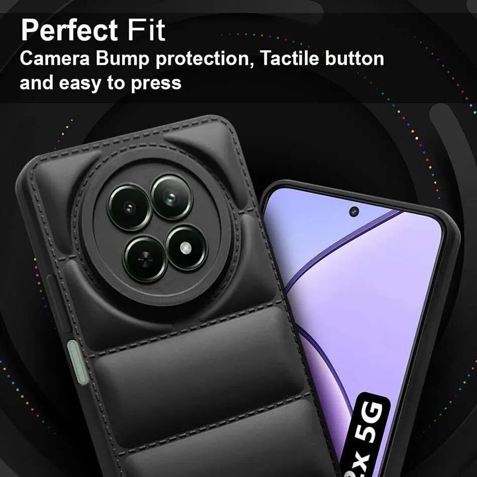 Micvir Back Cover for Realme 12x 5G (Black, Camera Bump Protector, Pack of: 1) — image 3 of 5