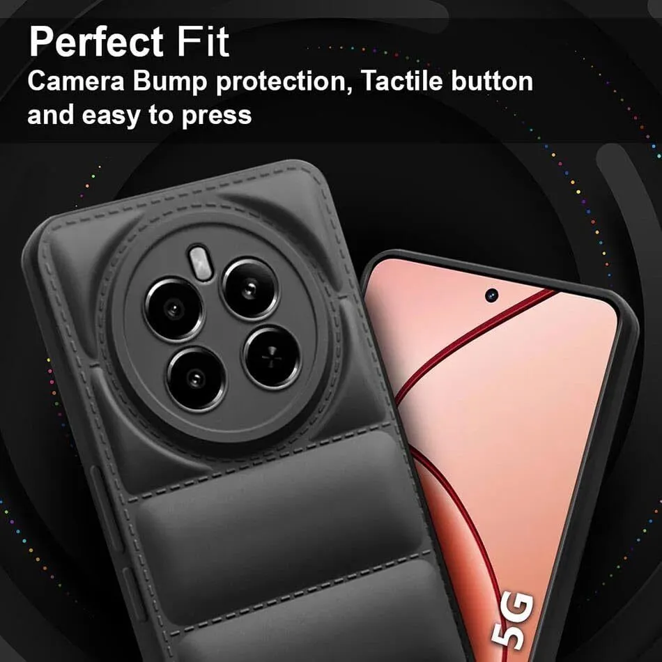 Micvir Back Cover for realme P1 5G (Black, Camera Bump Protector, Plastic, Silicon, Pack of: 1) — image 3 of 5