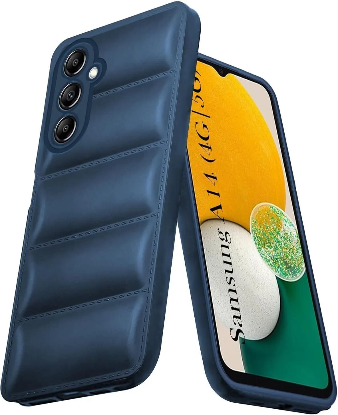 Micvir Back Cover for Samsung Galaxy A14 5G (Blue, Camera Bump Protector, Pack of: 1)