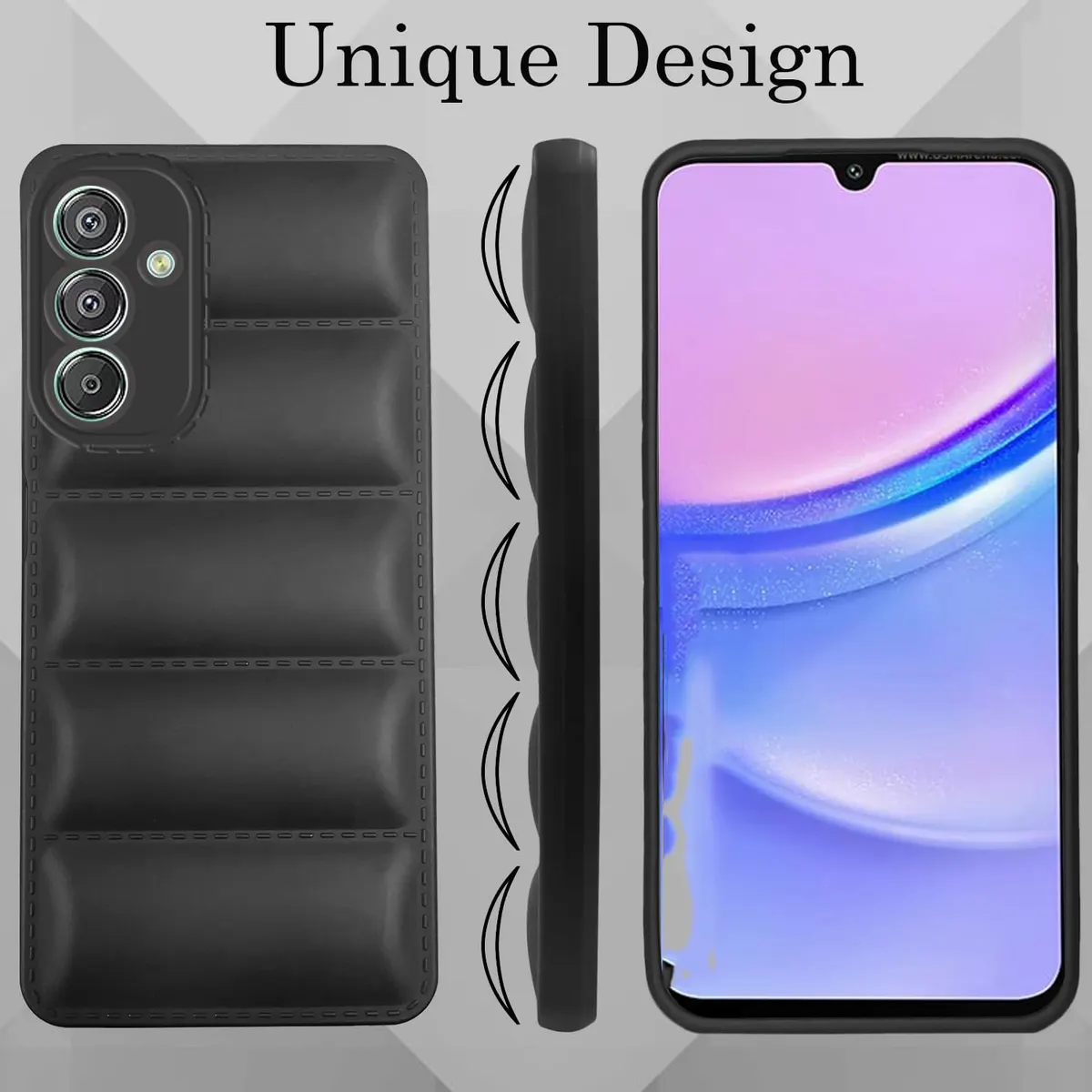 Micvir Back Cover for Samsung Galaxy F15 5G (Black, Camera Bump Protector, Pack of: 1) — image 5 of 5