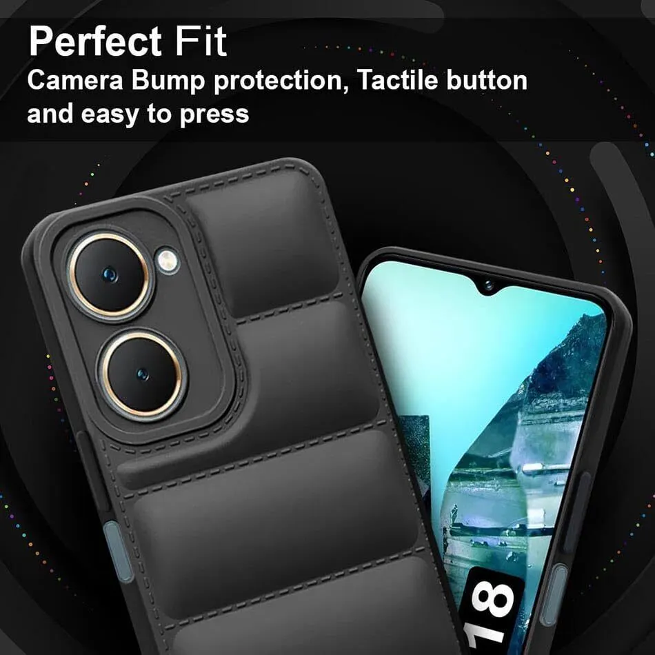 Micvir Back Cover for Vivo Y18 (Black, Camera Bump Protector, Pack of: 1) — image 3 of 5