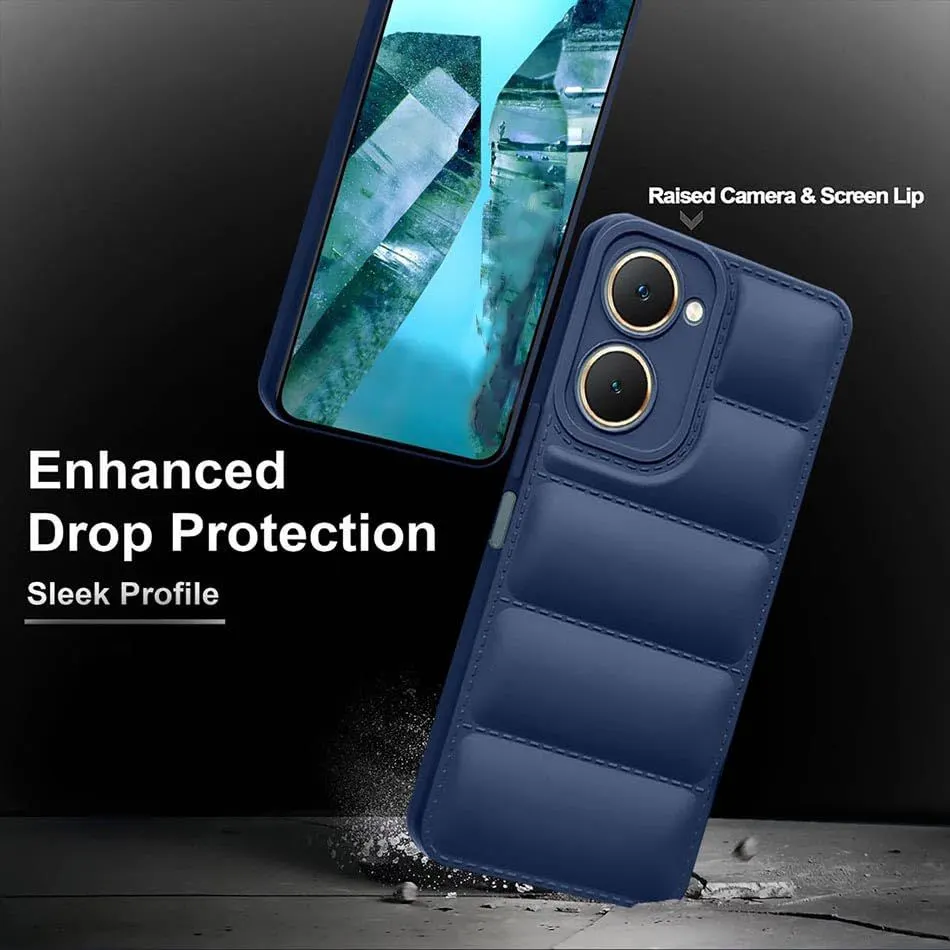 Micvir Back Cover for Vivo Y18e (Blue, Camera Bump Protector, Pack of: 1) — image 2 of 5