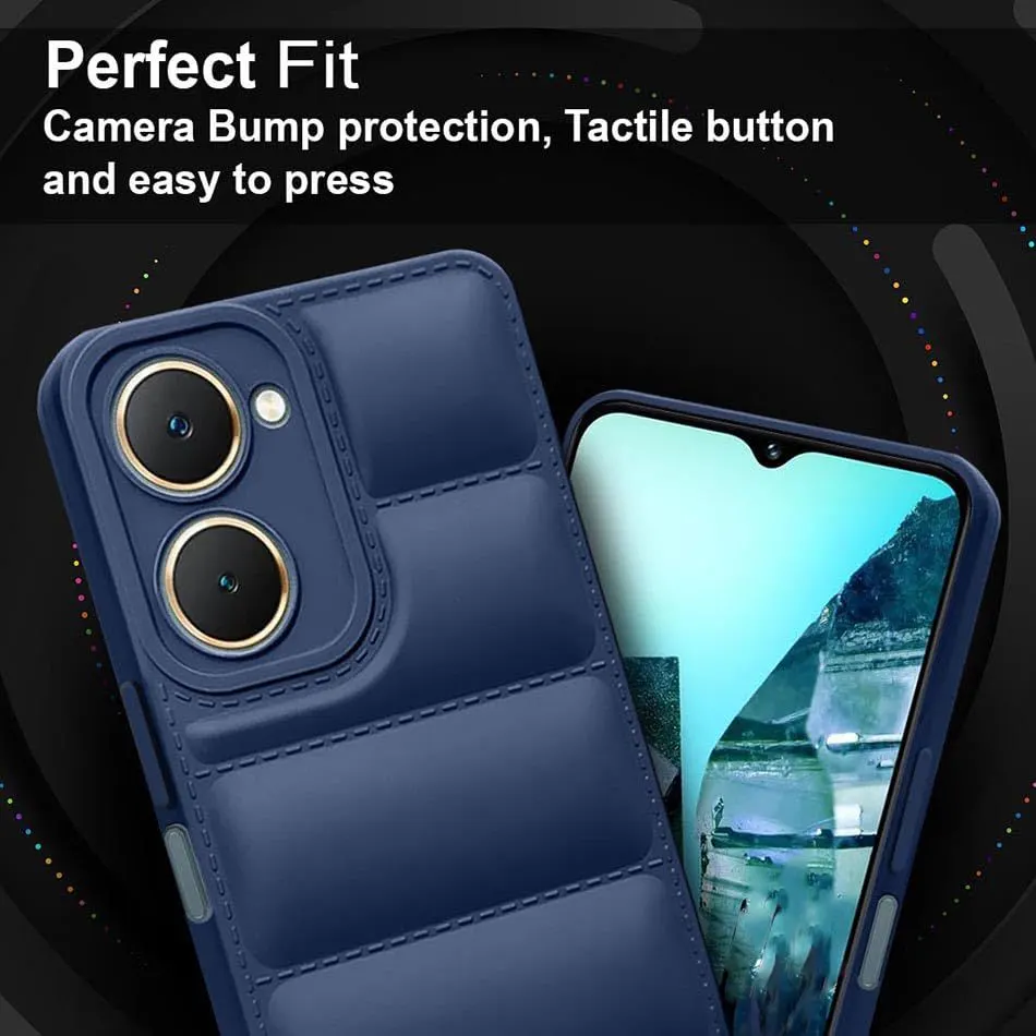 Micvir Back Cover for Vivo Y18e (Blue, Camera Bump Protector, Pack of: 1) — image 3 of 5