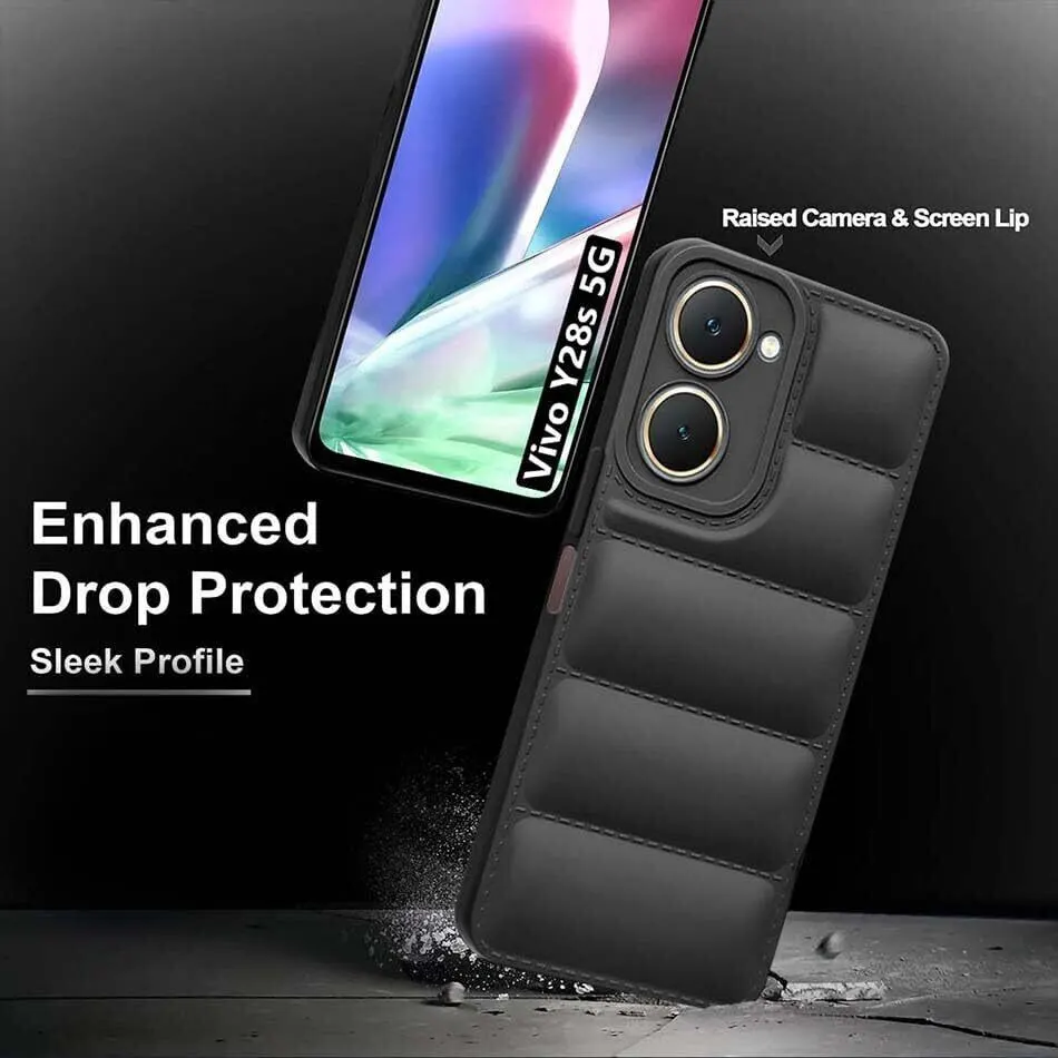 Micvir Back Cover for Vivo Y28s 5G (Black, Camera Bump Protector, Pack of: 1) — image 2 of 5