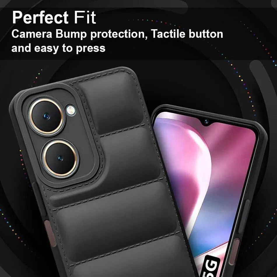 Micvir Back Cover for Vivo Y28s 5G (Black, Camera Bump Protector, Pack of: 1) — image 3 of 5