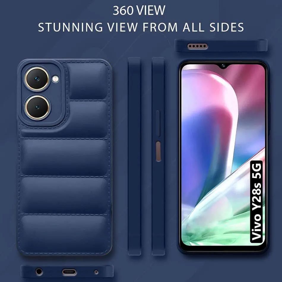 Micvir Back Cover for Vivo Y28s 5G (Blue, Camera Bump Protector, Pack of: 1) — image 5 of 5