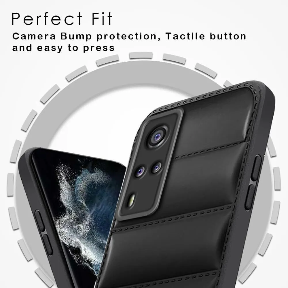 Micvir Back Cover for VIVO Y51 (Black, Camera Bump Protector, Plastic, Silicon, Pack of: 1) — image 2 of 5
