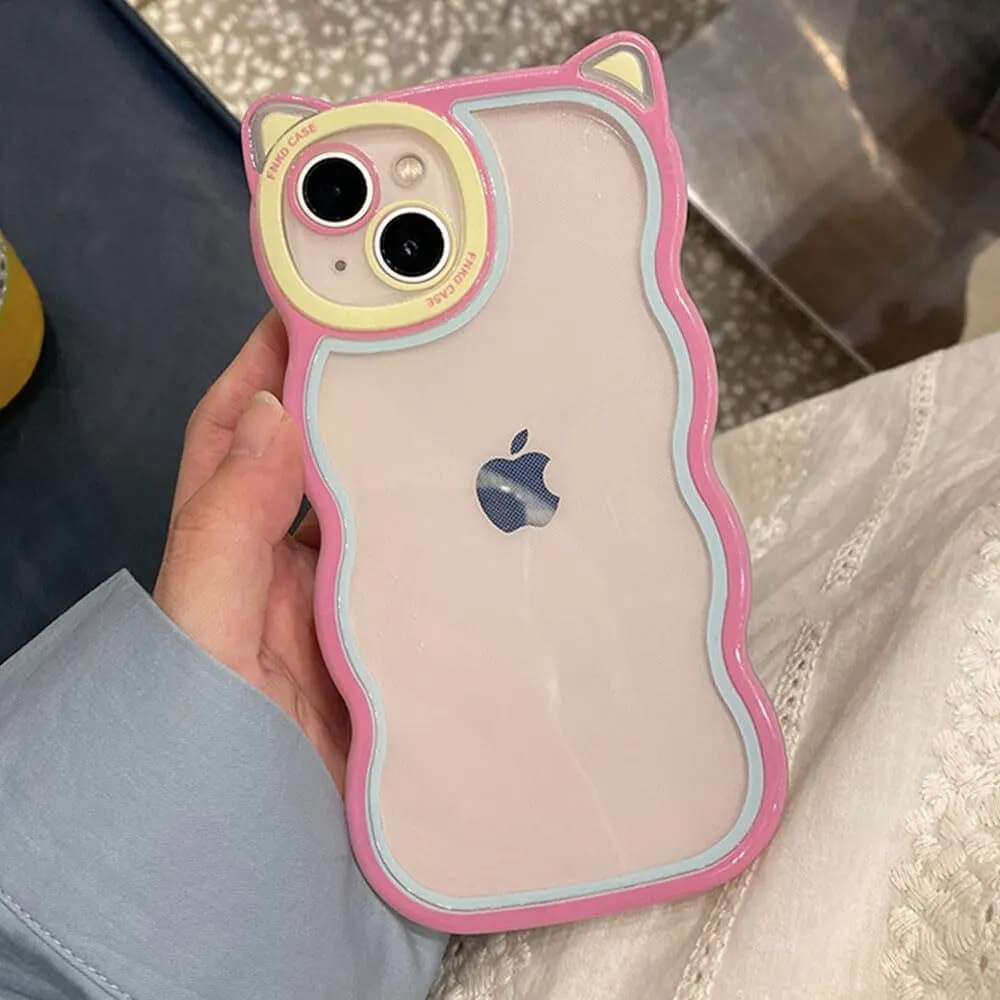 Micvir Back Cover for Apple iPhone 14 Plus (Pink, Silicon, Pack of: 1)