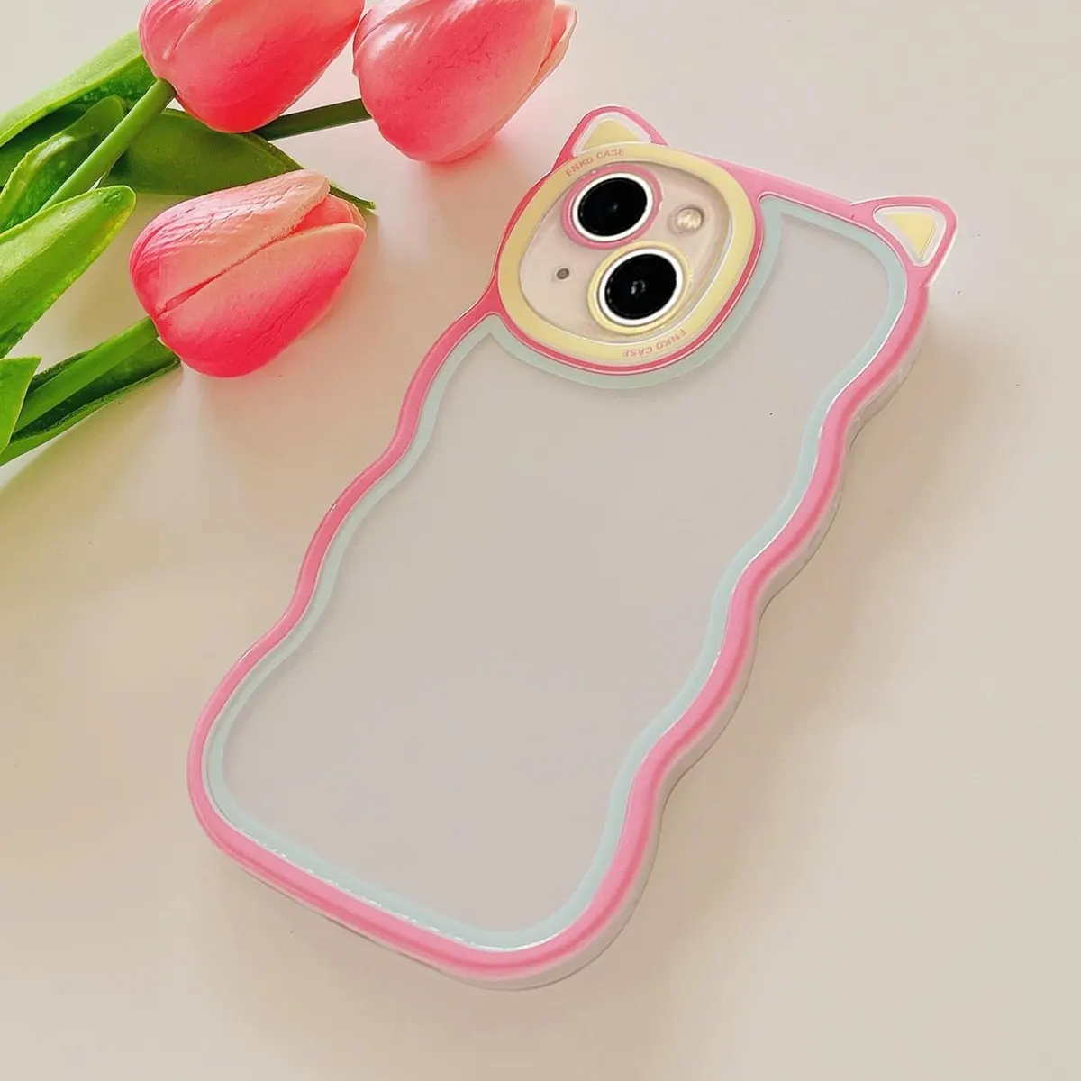 Micvir Back Cover for Apple iPhone 14 Plus (Pink, Silicon, Pack of: 1) — image 3 of 5