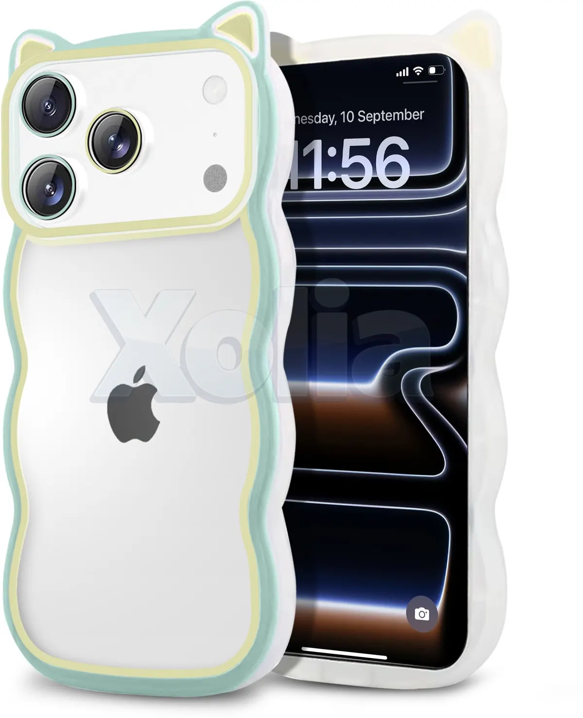 Xolia Back Cover for Apple iPhone 17 Pro Max (Green, Silicon, Pack of: 1)