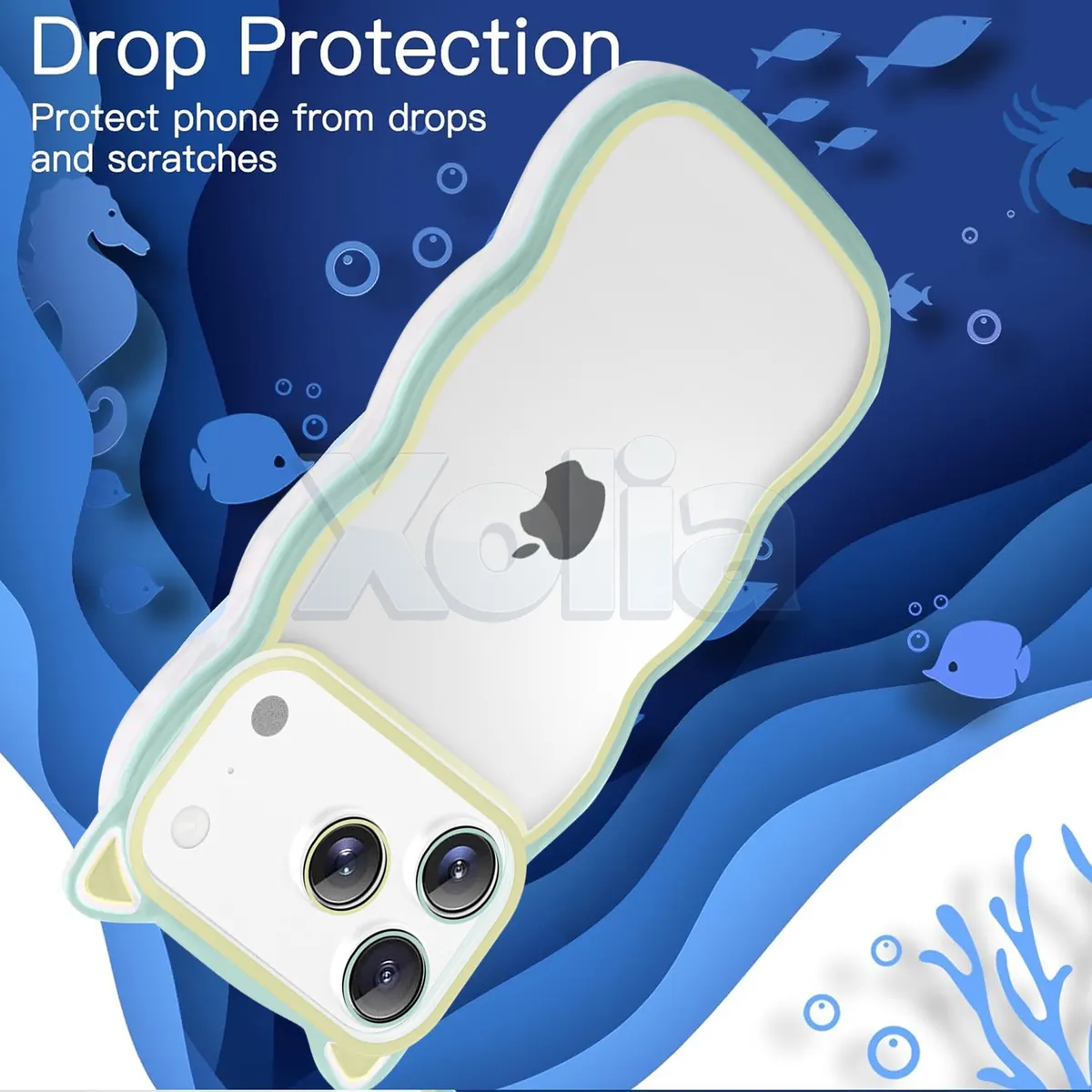 Xolia Back Cover for Apple iPhone 17 Pro Max (Green, Silicon, Pack of: 1) — image 3 of 5