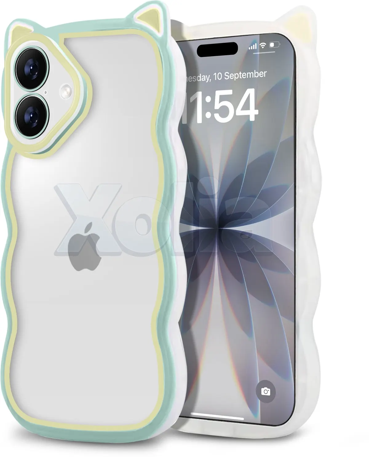 Xolia Back Cover for Apple iPhone 17 (Green, Silicon, Pack of: 1)